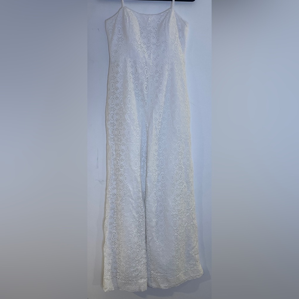 Lilly Pulitzer Nila Jumpsuit lace White Eyelet
